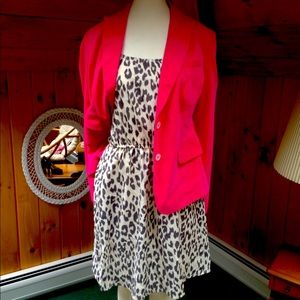 Nordstrom’s leopard pull on leopard dress Large